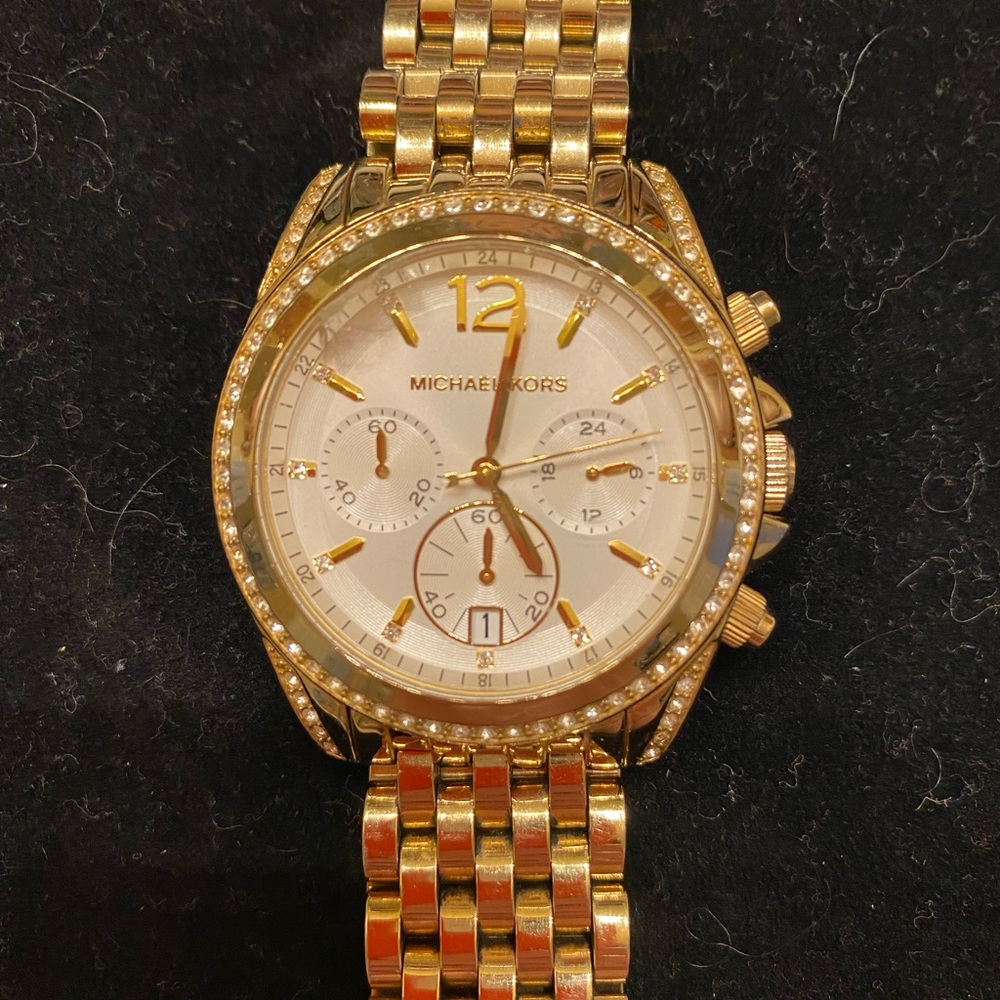 Gold Micheal Kors Watch